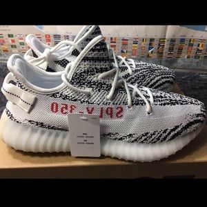 Yeezys 350 Zebra